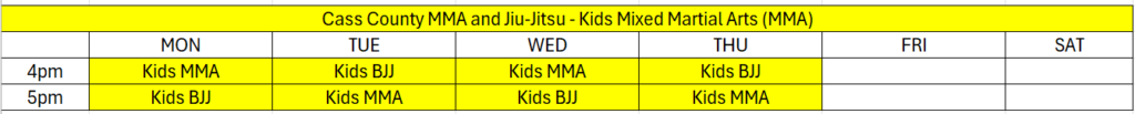 kids mma bjj schedule.webp